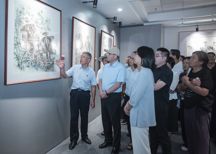 《四明豐碑》畫展開展